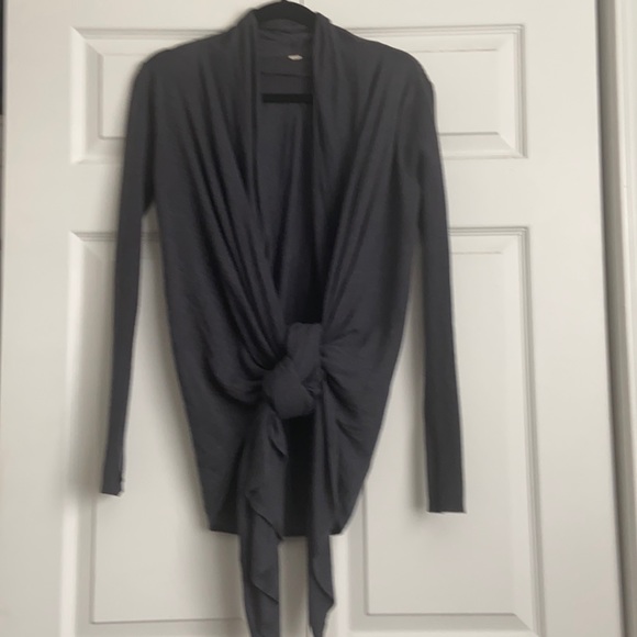 lululemon athletica Sweaters - Lululemon Charcoal Gray Universal Wrap Cardigan